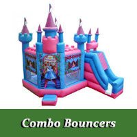 Inflatable Jump Rentals Combo Units