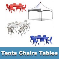 Tents Tables and Chairs for Rent Party Rentals