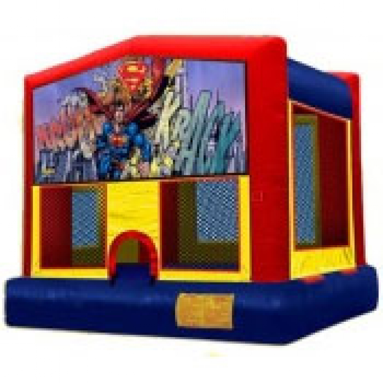Superman Theme 15' x 15' Bounce House