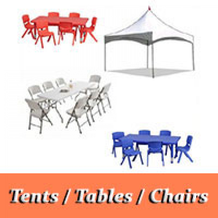 Tents/Tables/Chairs