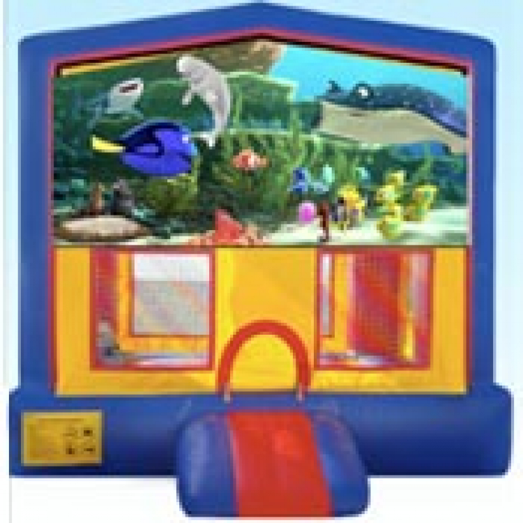Finding Dory Theme 15' x 15' Bounce House