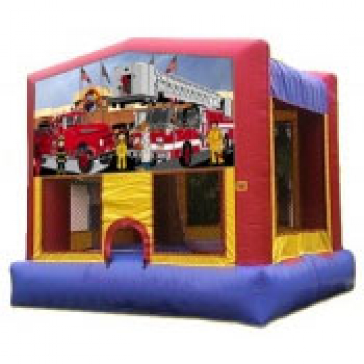Fire Truck McGruff Theme 15' x 15' Bounce House